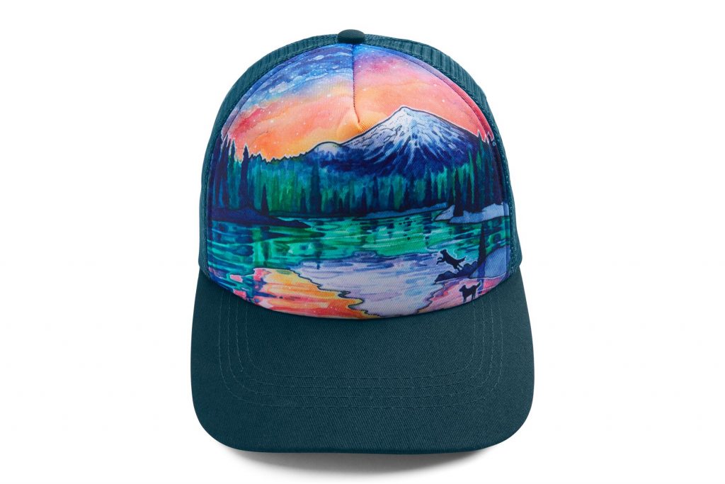 Sparks Lake Inspired trucker hat