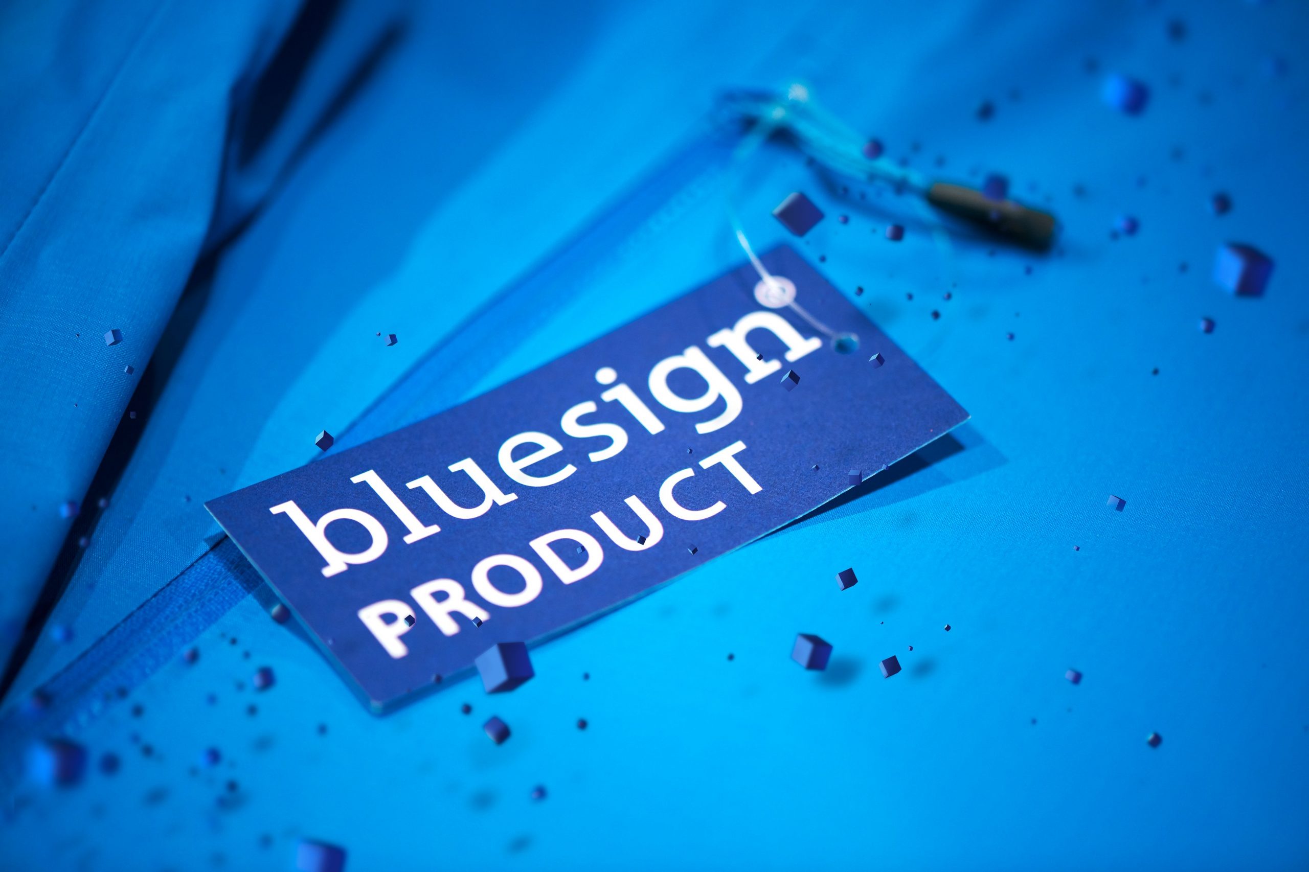 The bluesign® label on a piece of apparel
