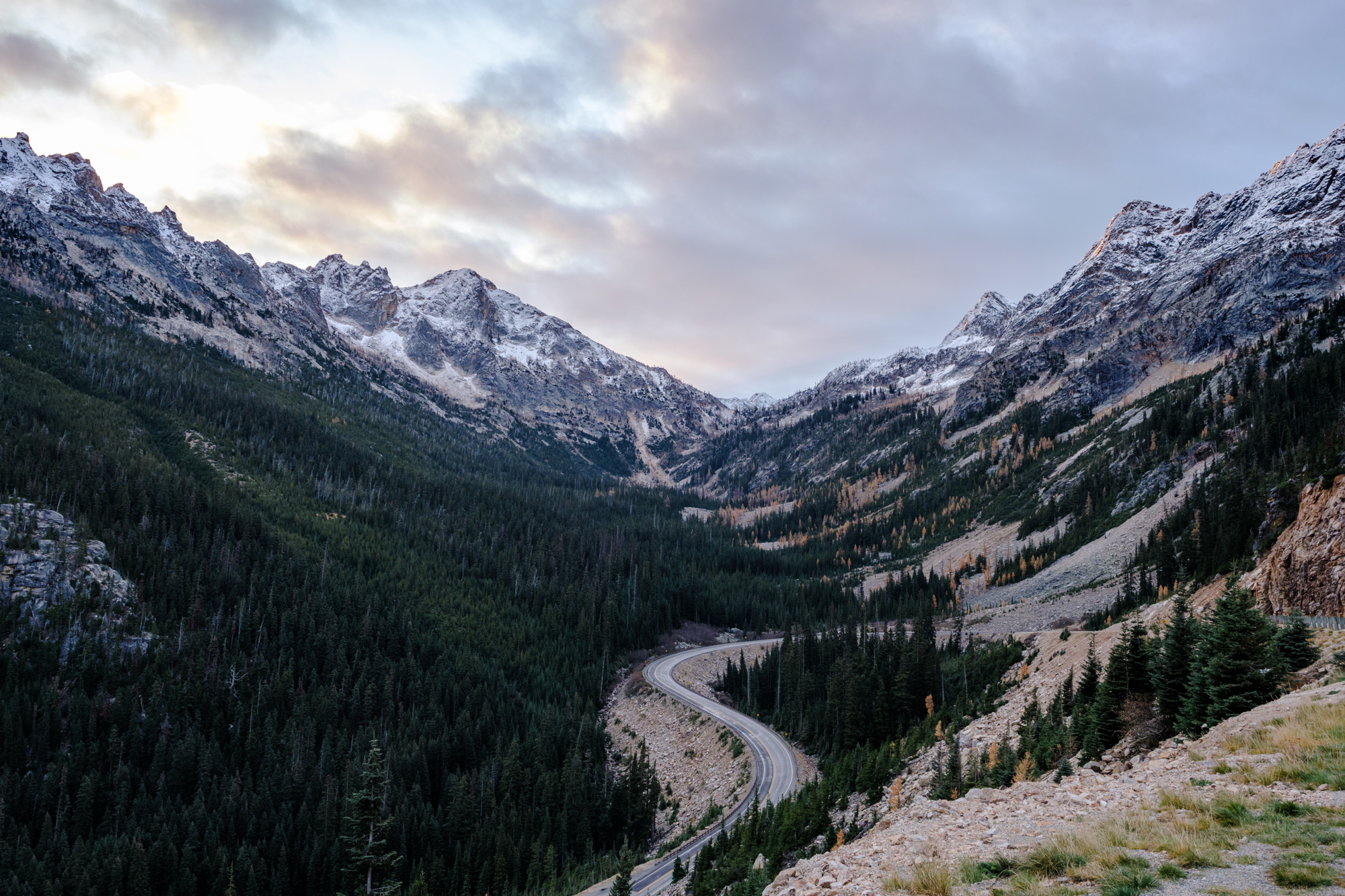 Western end of Washington's Methow Valley